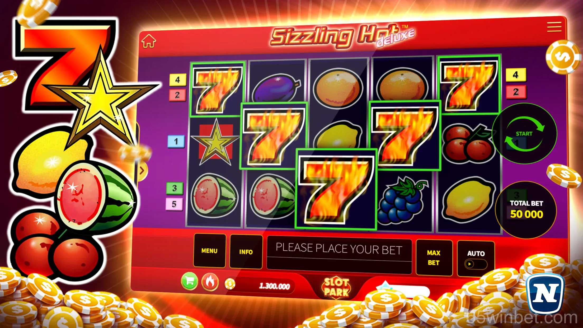 Giao diện ứng dụng 65winbet - Trang chủ